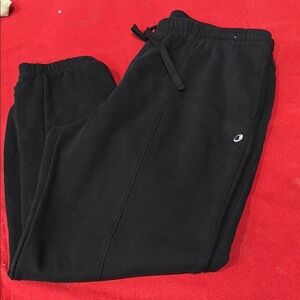 Champion Black sweat pants with Logo